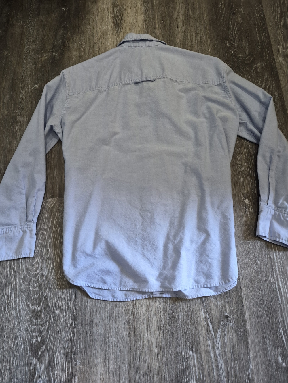 AYR Pale Blue Button-Down Shirt - Picture 8 of 8